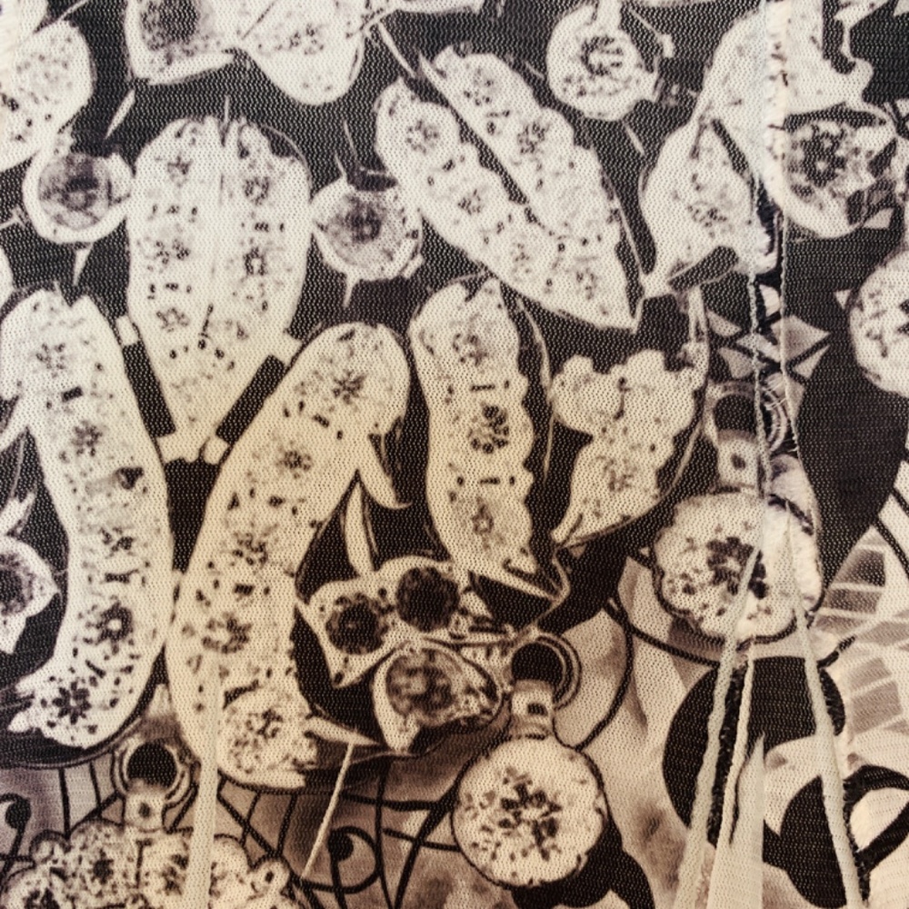 One World Skirt XL Black White Fairy Artsy Boho Flouncy Forest Earthy Boho - Picture 10 of 13